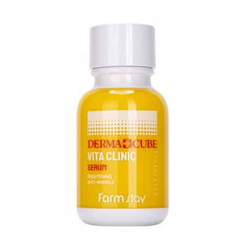 Farm Stay Derma Cube Vita Clinic Serum - Сыворотка для лица с комплексом витаминов